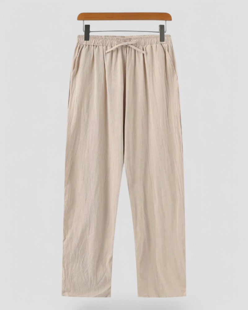 Classic Linen Summer Pants for Men - OutfitLondon