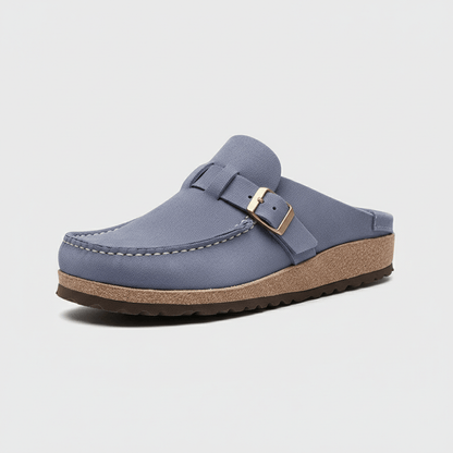 Comfortable Women's Buckle Sandals with Closed Toe