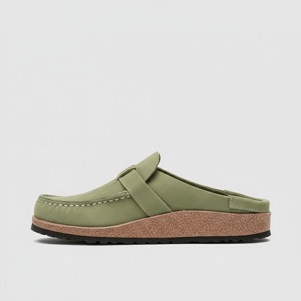 Comfortable Women's Buckle Sandals with Closed Toe