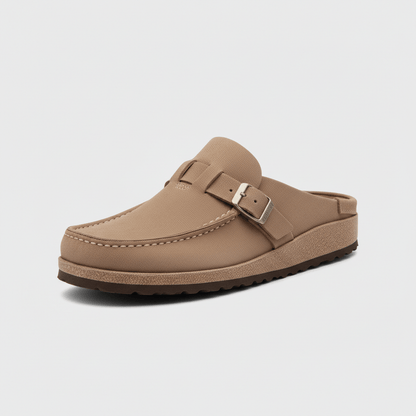 Comfortable Women's Buckle Sandals with Closed Toe