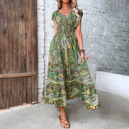 Olivetta Dress | Boho Summer Maxi Dress