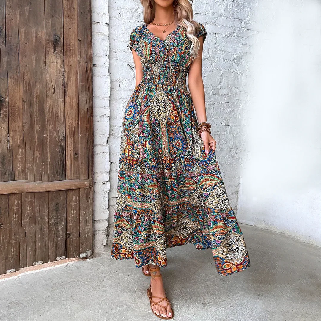 Chic Summer Maxi Dress - OutfitLondon