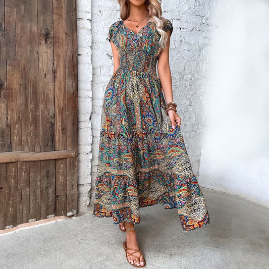 Chic Summer Maxi Dress - OutfitLondon