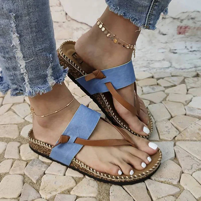 Relaxed Fit Summer Slip On Sandals - OutfitLondon
