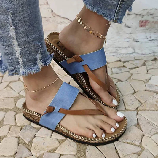 Relaxed Fit Summer Slip On Sandals - OutfitLondon