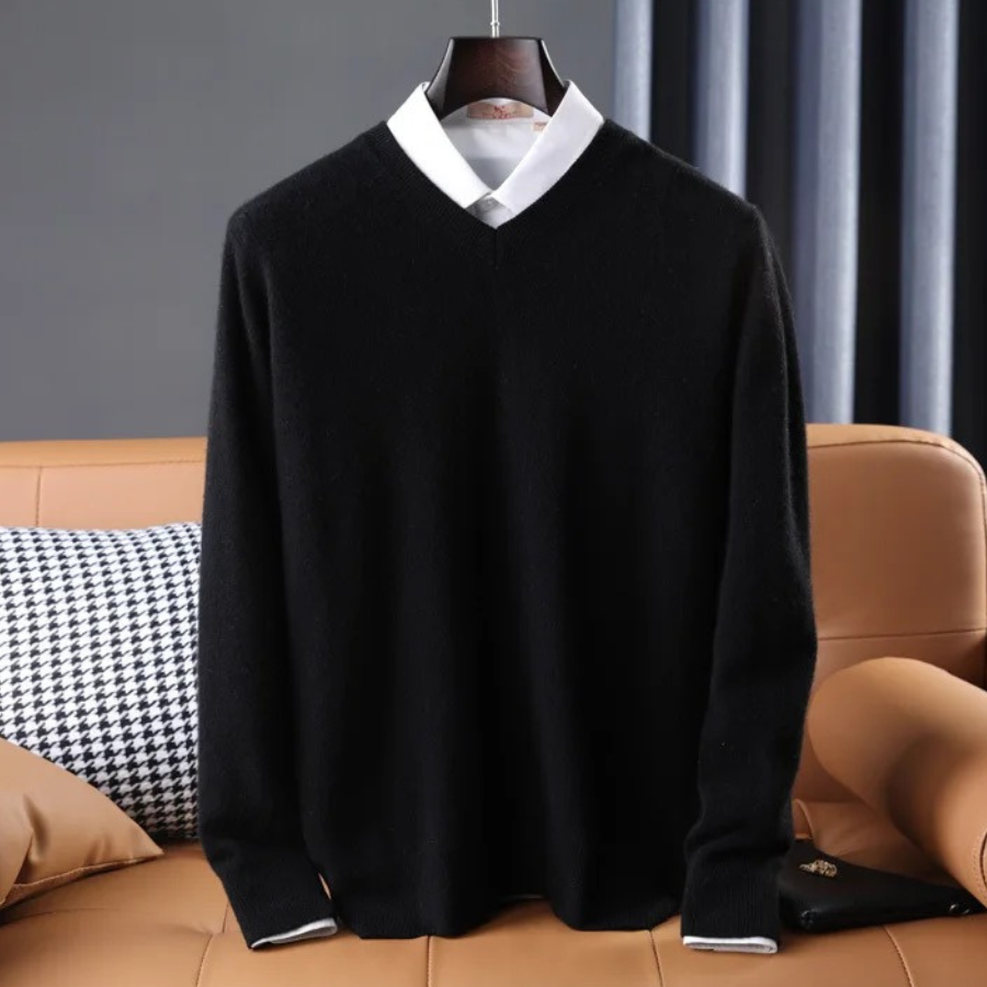 Luxury Men's Soft Cashmere Sweater