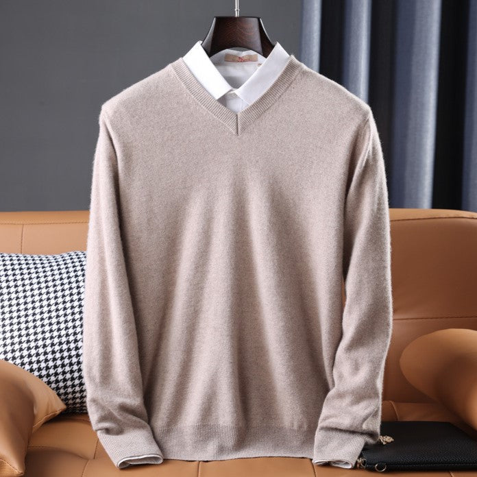 Luxury Men's Soft Cashmere Sweater