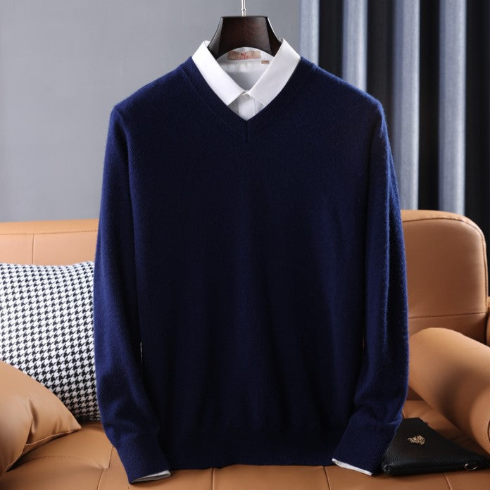 Luxury Men's Soft Cashmere Sweater