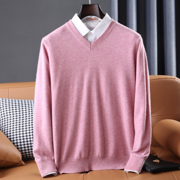 Luxury Men's Soft Cashmere Sweater - OutfitLondon