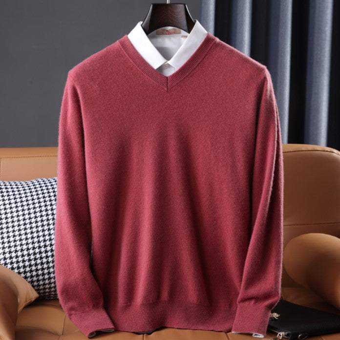 Luxury Men's Soft Cashmere Sweater