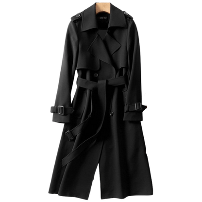 Classic Chic Women's Trench Coat with Sophisticated Style
