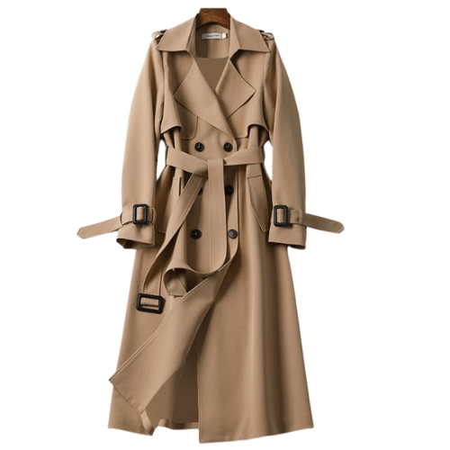 Classic Chic Women's Trench Coat with Sophisticated Style - OutfitLondon