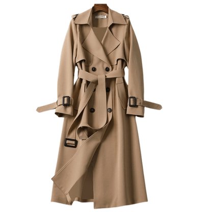 Classic Chic Women's Trench Coat with Sophisticated Style - OutfitLondon