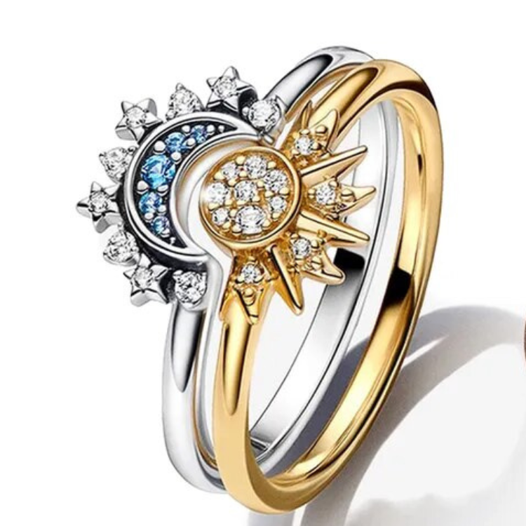 Shining Gemstone Moonstone Ring for Ladies - OutfitLondon