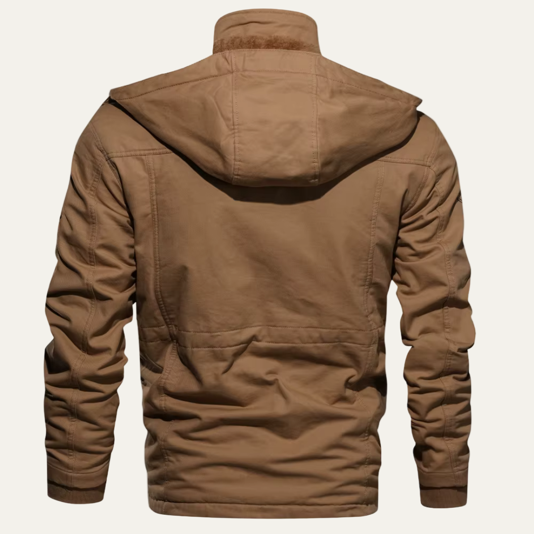 Warm Waterproof Tactical Parka with Multiple Pockets