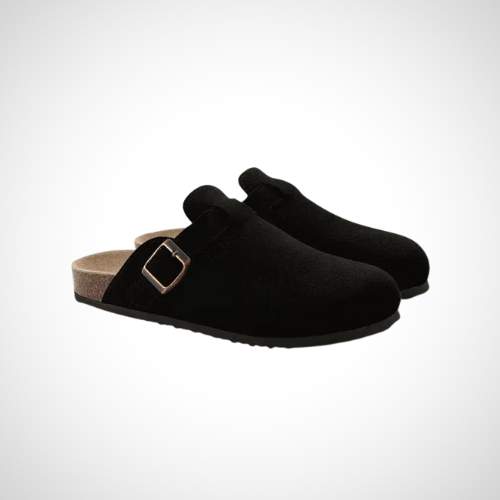 Soft Leather Easy Slip Clogs