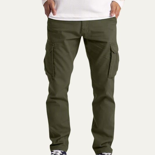 Men's Comfortable Cargo Pants with Large Pocket Storage - OutfitLondon