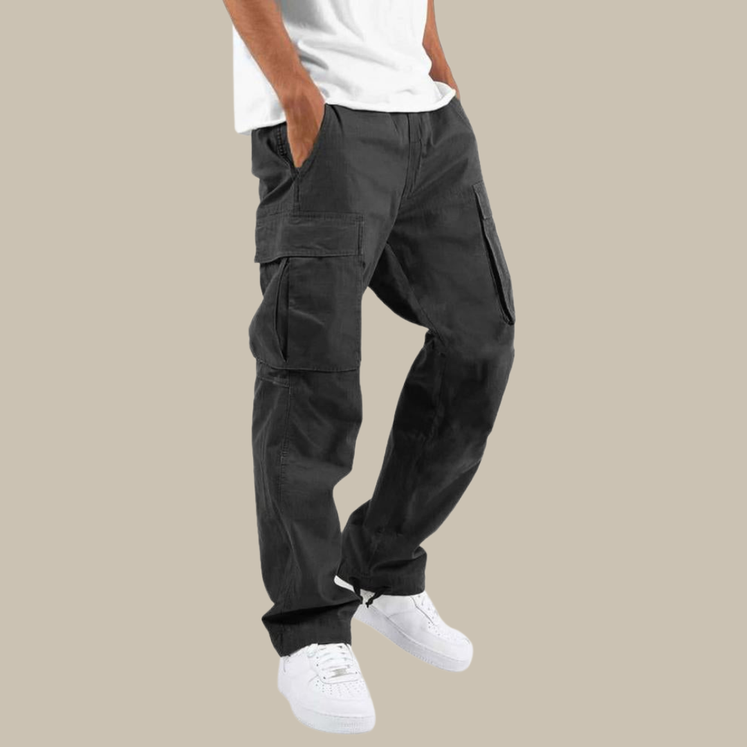 Comfortable Elastic Mens Casual Pants - OutfitLondon