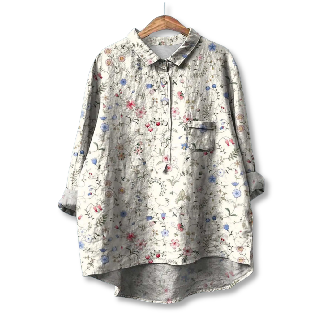 Elegant Classic Flower Shirt