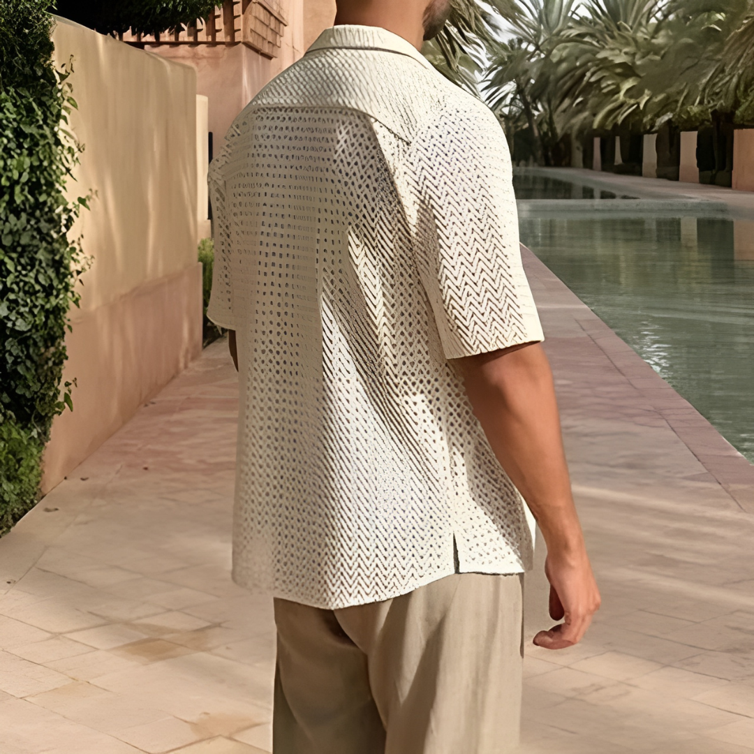 Lightweight Summer Knit Shirt for Men