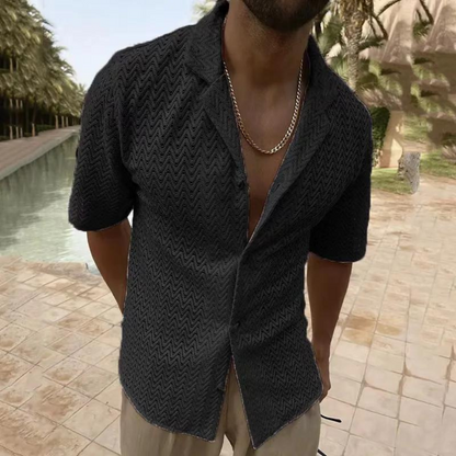 Lightweight Summer Knit Shirt for Men