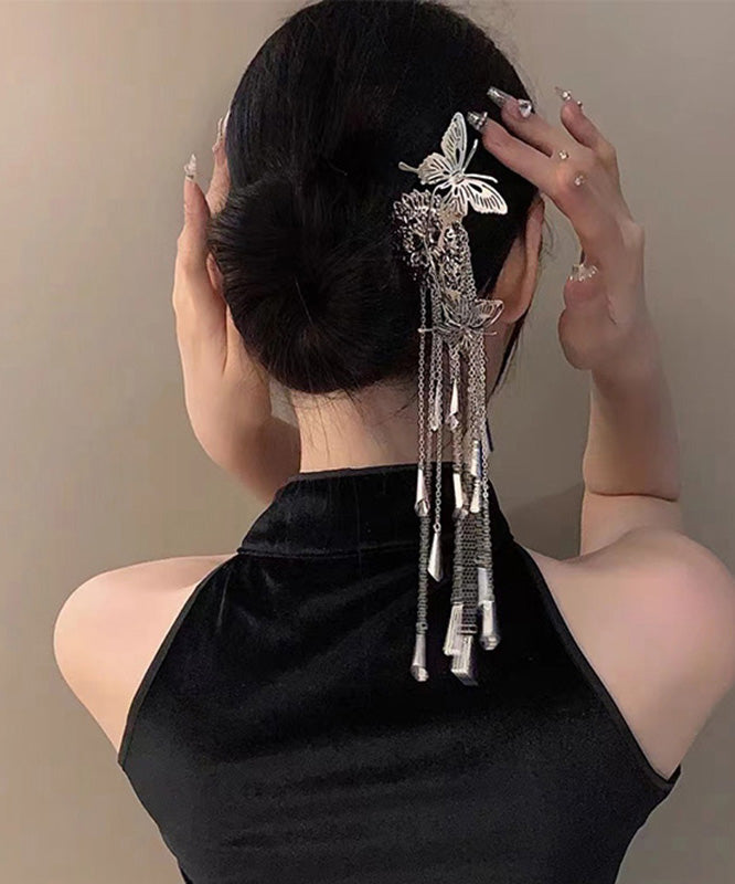 Women's Silk Hairpin Alloy Everyday Accessory - OutfitLondon