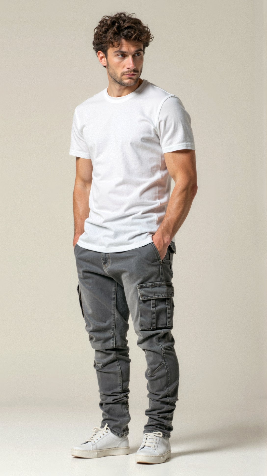 Men's Stretch Cargo Jeans