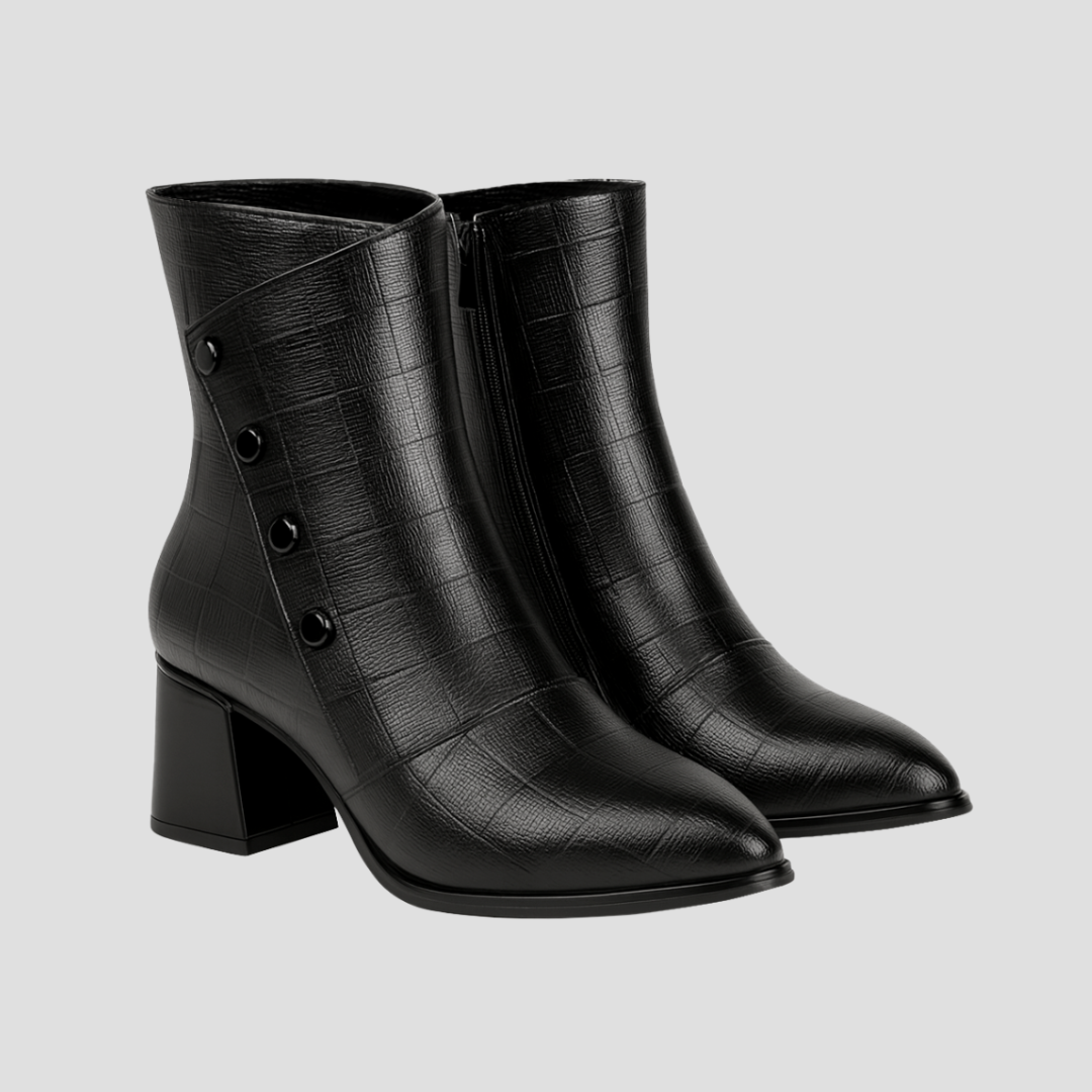 Ladies High Heel Ankle Boot Shoes - OutfitLondon