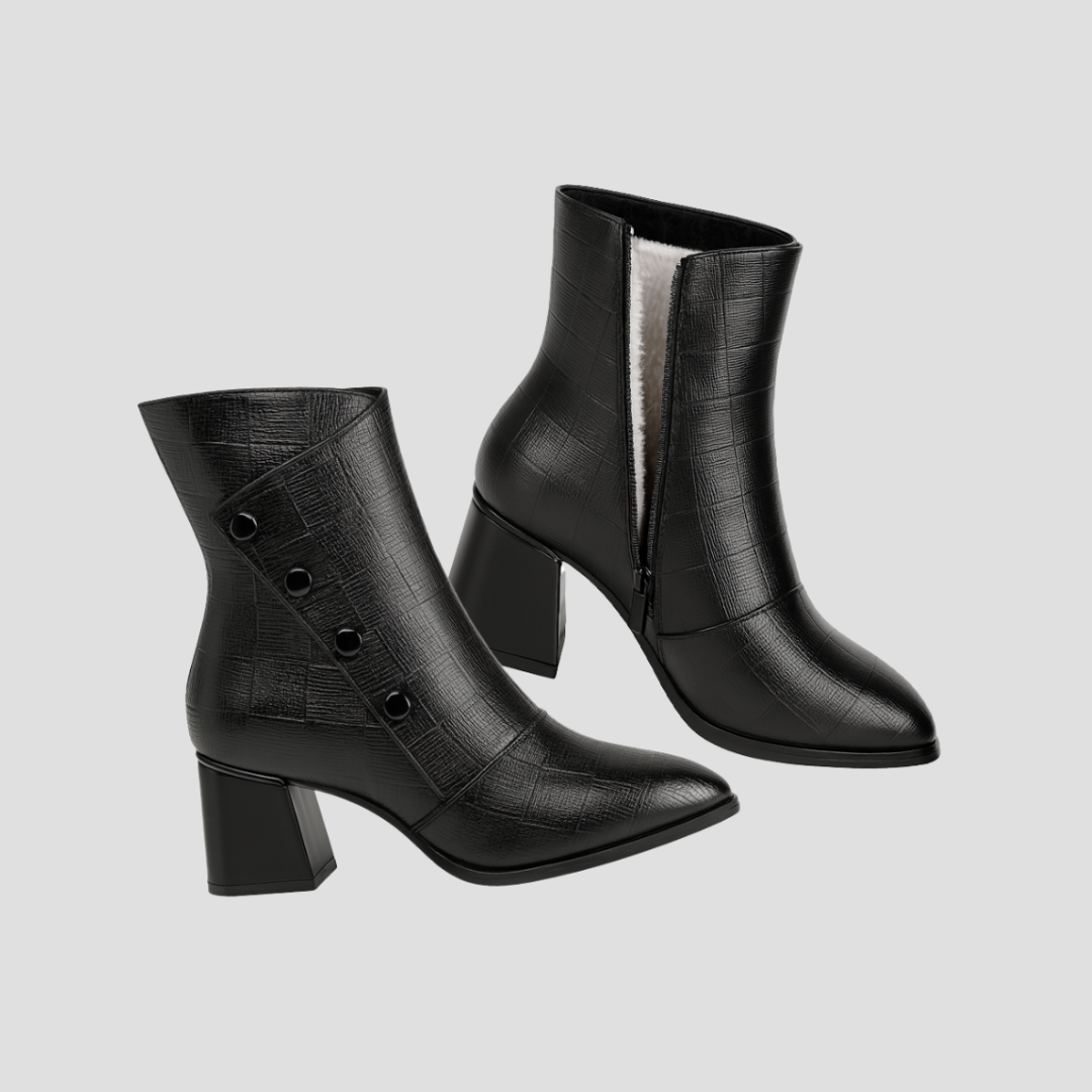 Ladies High Heel Ankle Boot Shoes