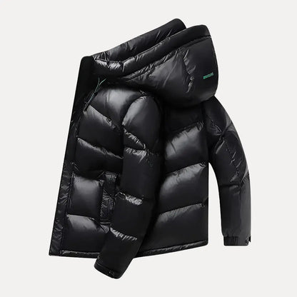 Men's Down Hooded Winter Jacket