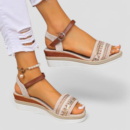 Fashionable Woven High Heel Sandals
