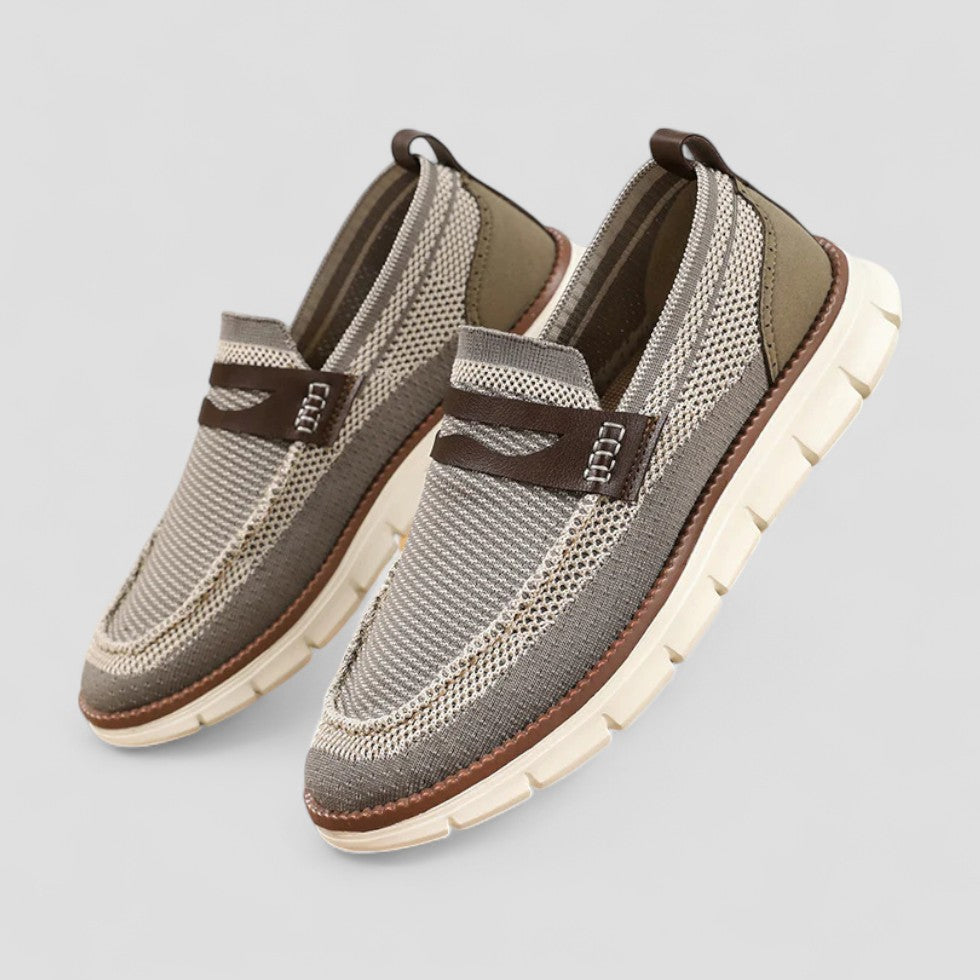 Comfortable Airy Knit Slip On Shoes for Men