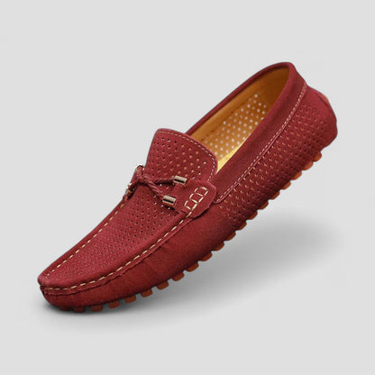 Comfortable Airy Leather Slip On Shoes for Men