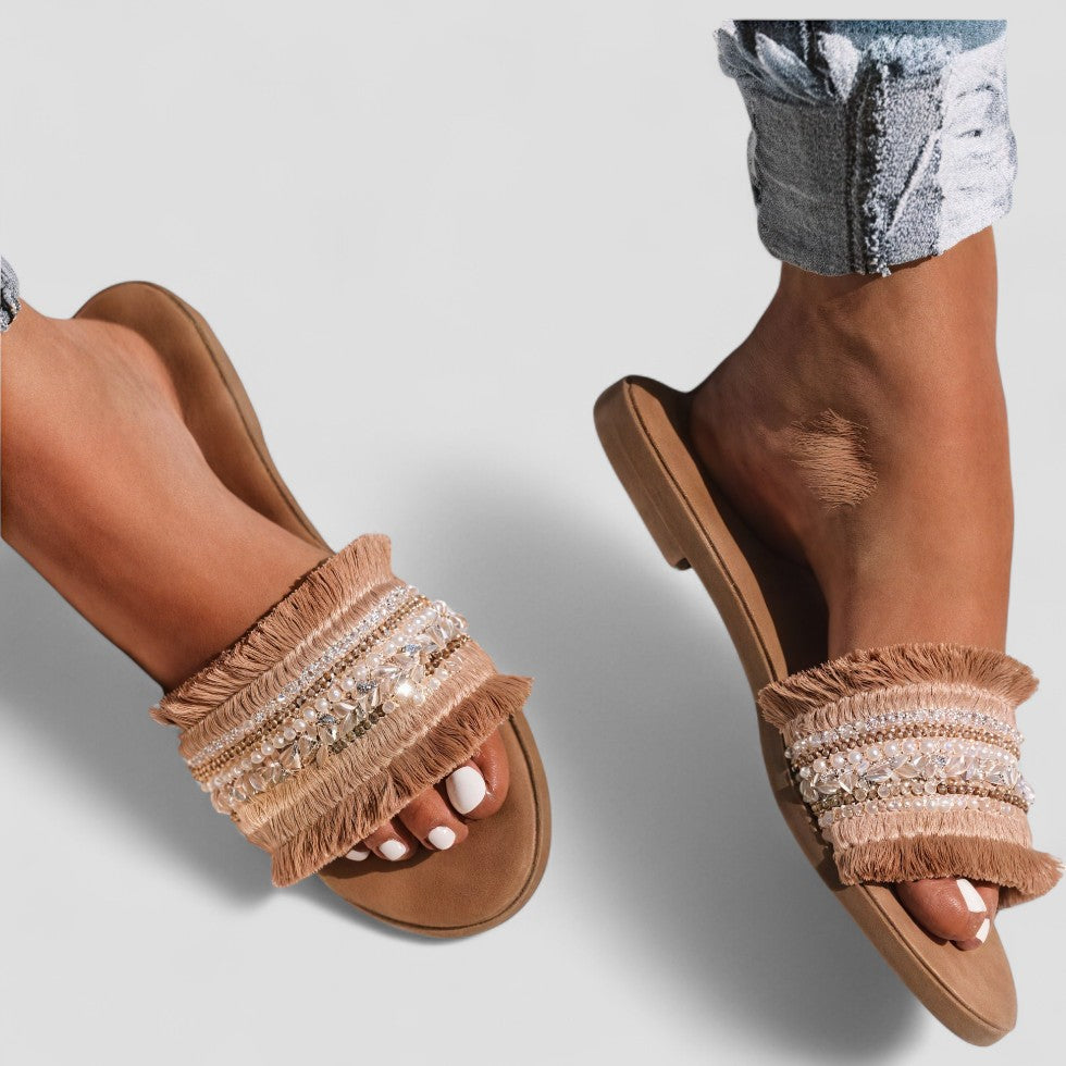 Ladies' Classic Cushion Flat Sandals