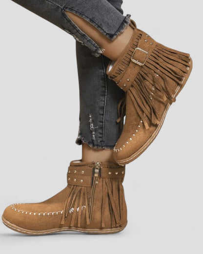 Comfortable Buckle Ankle Boots for Women