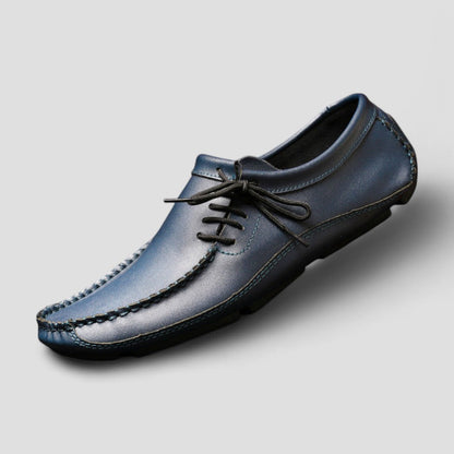 Comfortable Men's Leather Slip On Shoes with Cushion Insole