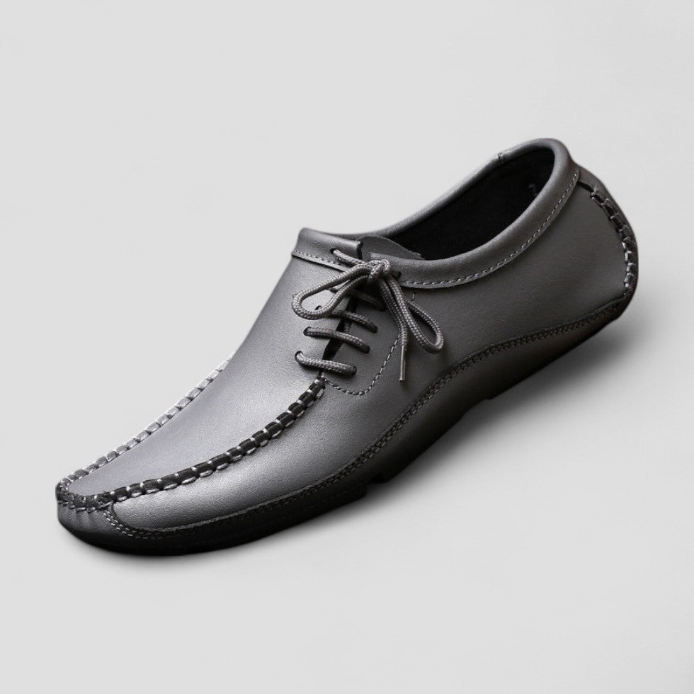 Comfortable Men's Leather Slip On Shoes with Cushion Insole