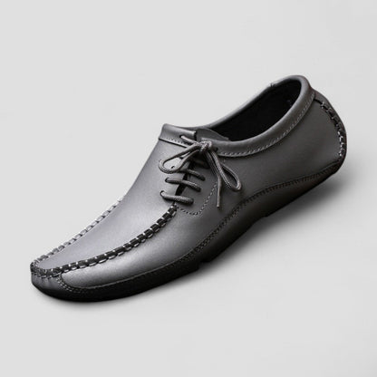 Comfortable Men's Leather Slip On Shoes with Cushion Insole