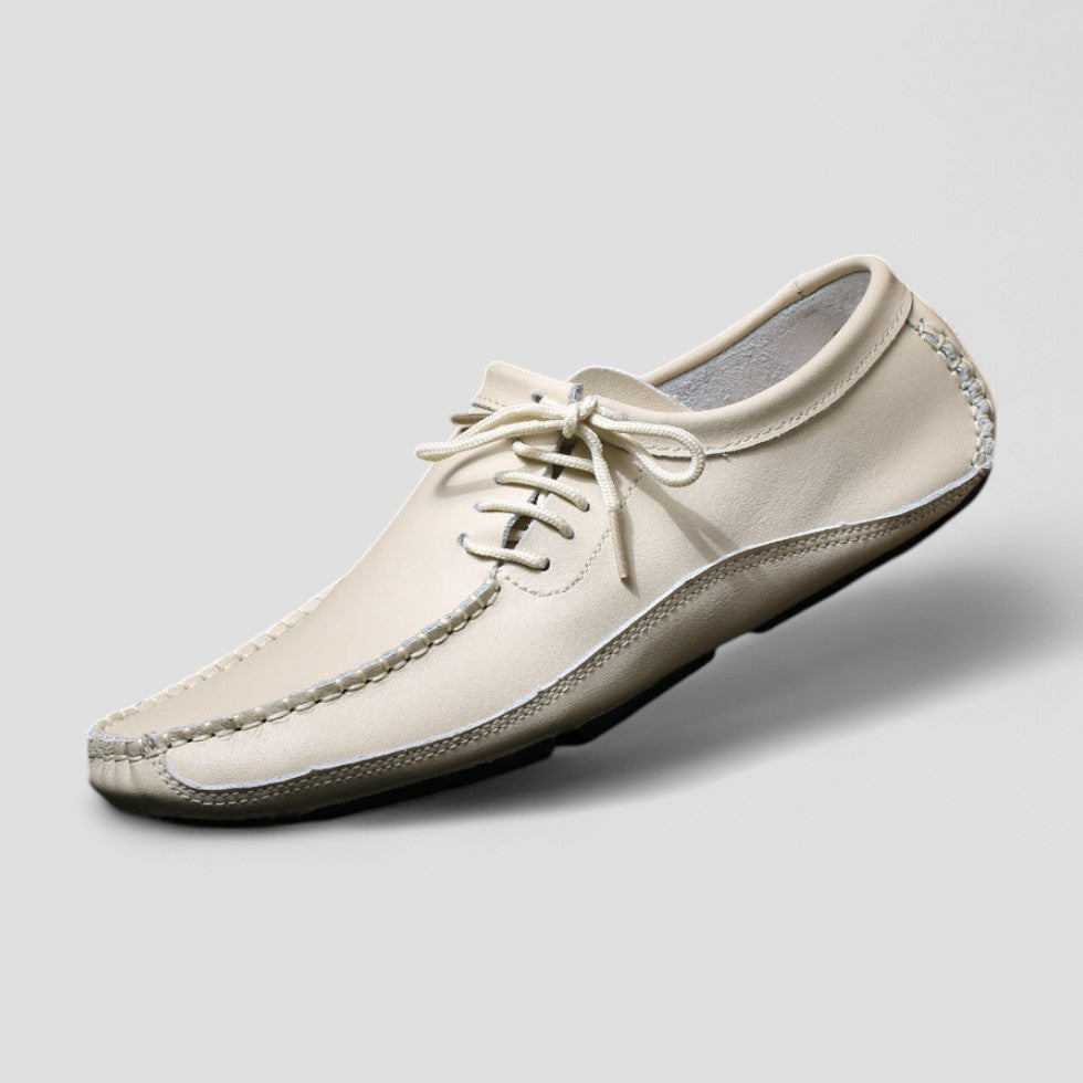 Comfortable Men's Leather Slip On Shoes with Cushion Insole