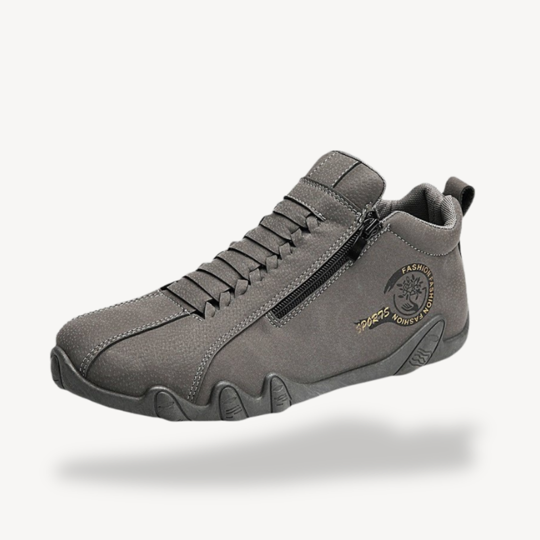 Rugged Mens Combat Ankle Boots - OutfitLondon