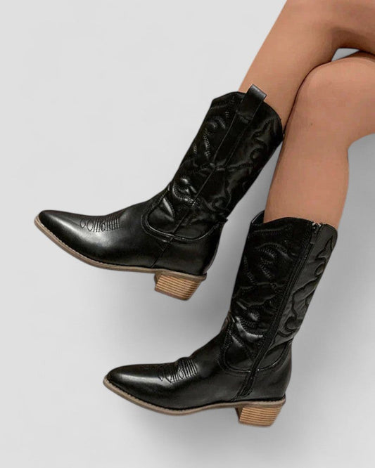 Comfortable Silver Rodeo Boots for Ladies - OutfitLondon
