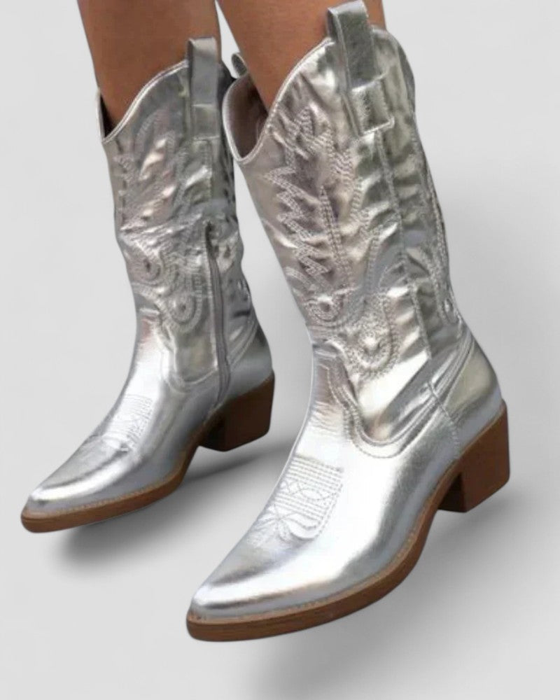 Comfortable Silver Rodeo Boots for Ladies