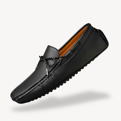 Rugged Leather Casual Loafers