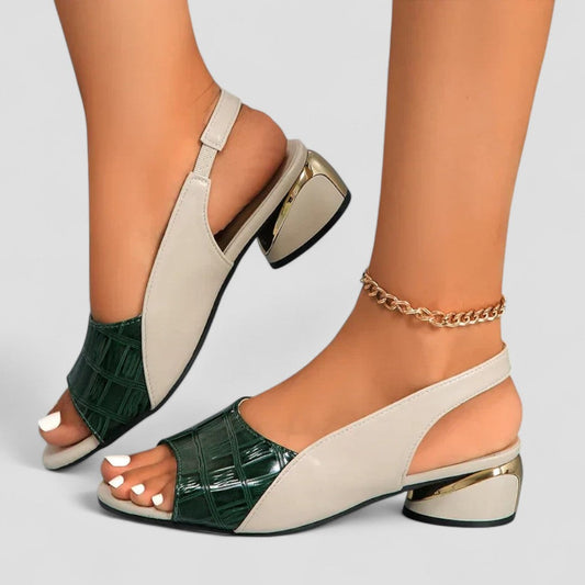 Comfortable High Heel Open Toe Sandals for Women - OutfitLondon