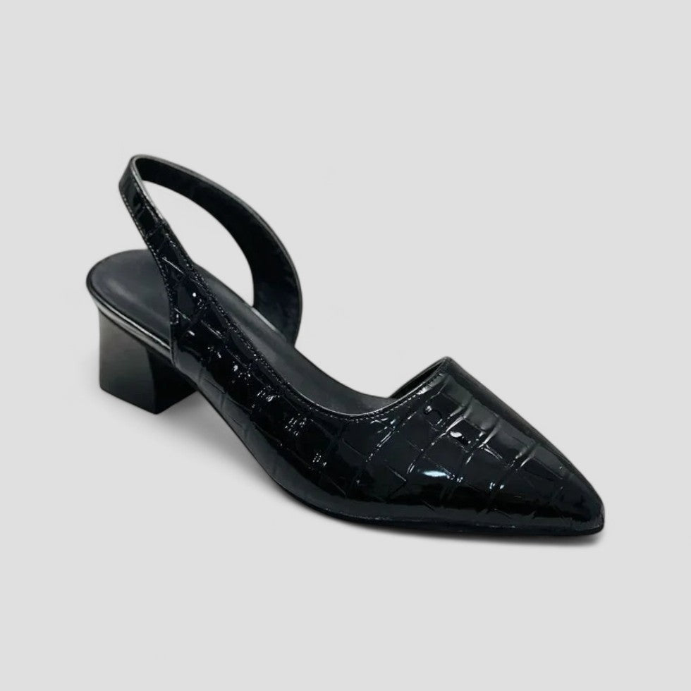 Classic High Heel Slingback Shoes - OutfitLondon