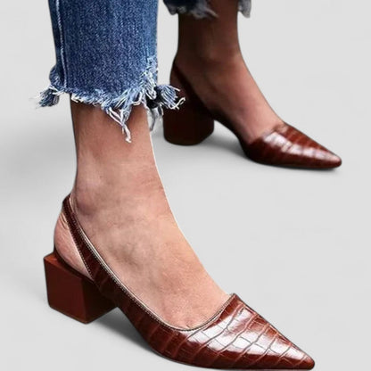 Classic High Heel Slingback Shoes