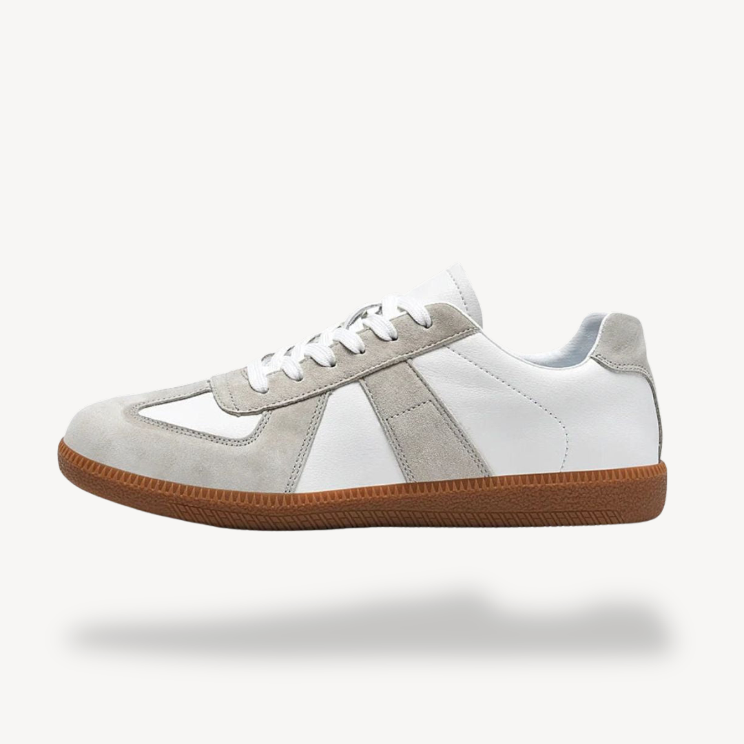 Classic Vintage Leather Trainer Shoes