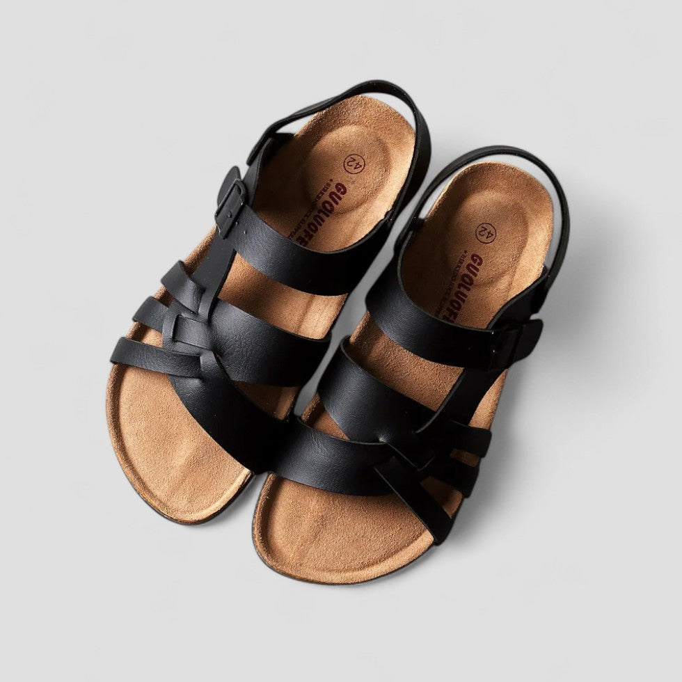 Comfortable Genuine Leather Walking Sandals for Ladies - OutfitLondon