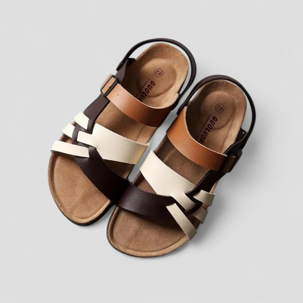 Comfortable Genuine Leather Walking Sandals for Ladies