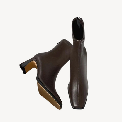 Classic Low Heel Ankle Boots for Women